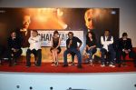 Amitabh Bachchan, Dhanush, Akshara Haasan, R Balki, Gauri Shinde at Shamitabh trailor launch in Mumbai on 6th Jan 2015